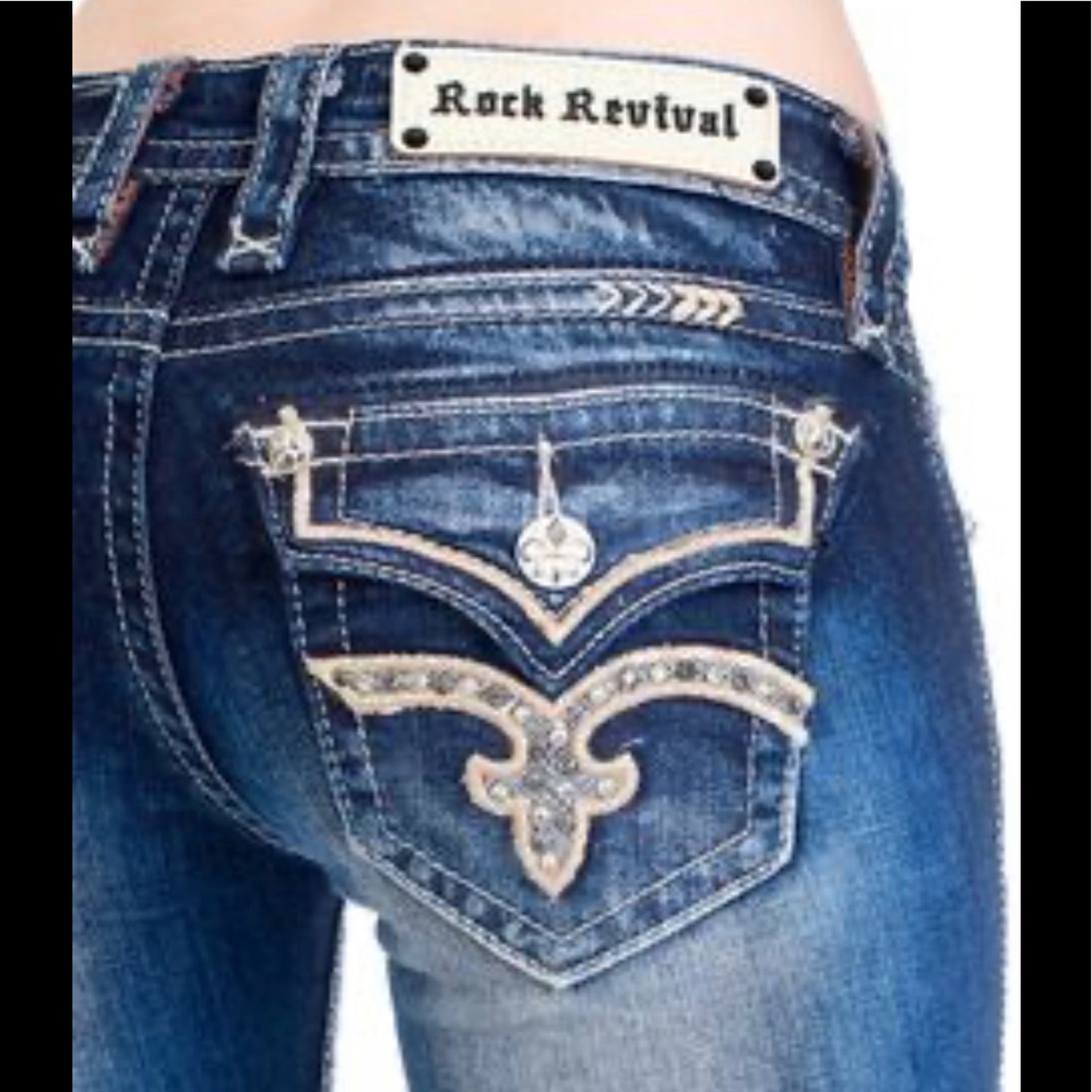 New ! Rock Revival Jeans